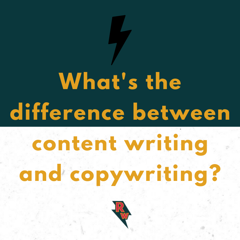 What's the difference between content writing and copywriting?